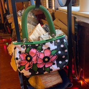 New York & Co embroidered bag floral purse